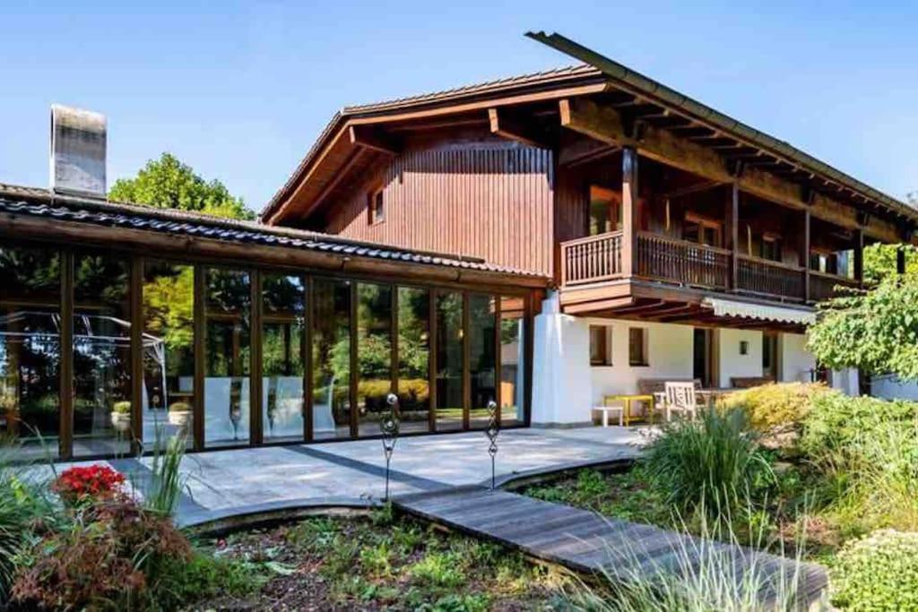 Whole Villa Munich, Alps View, Quiet And Spacious Feldkirchen Westerham Bagian luar foto